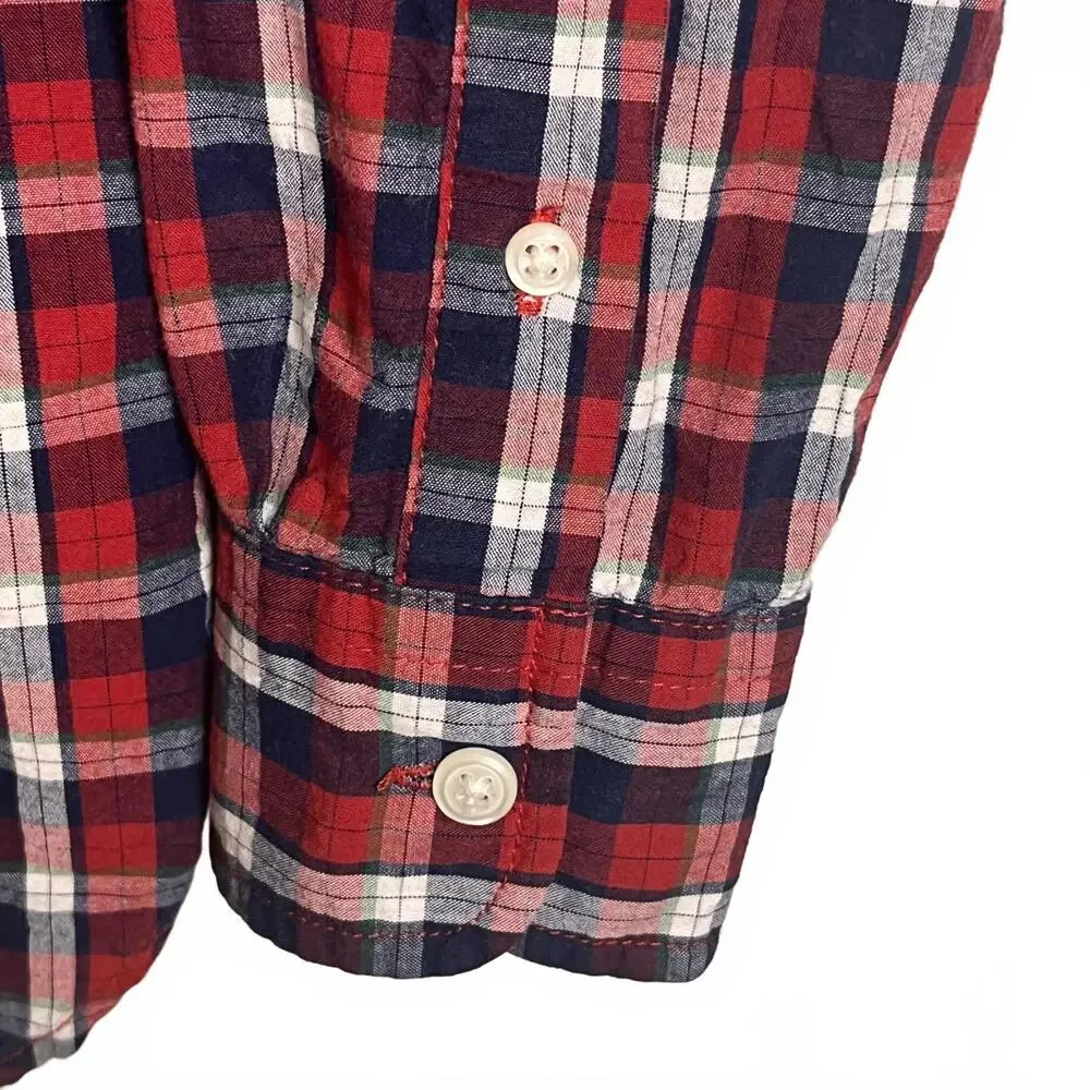 GAP Kids Plaid Button-Up Shirt - XXL (14-16)‎